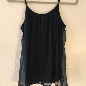 The Limited Black sleeveless blouse cami size M